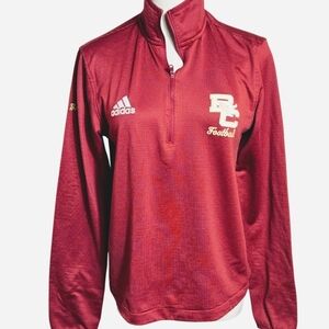 Adidas Boston College Maroon Quarter-Zip Top
